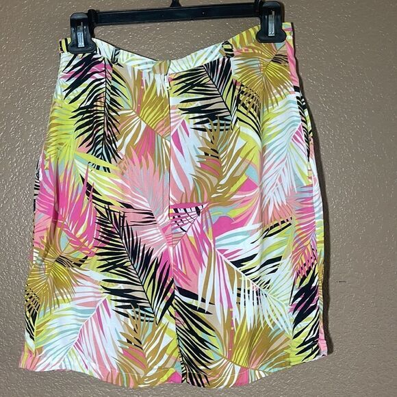 H&M tropical faux wrap skirt size 6 - Picture 3 of 6